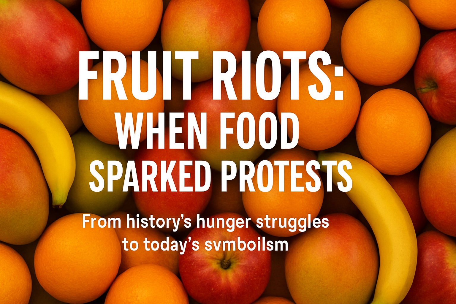 Fruit Riot: History, Meaning, and Modern Perspective